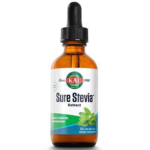 Kal Sure Stevia Liquid Extract 2 Oz | Best-Tasting, Zero Calorie
