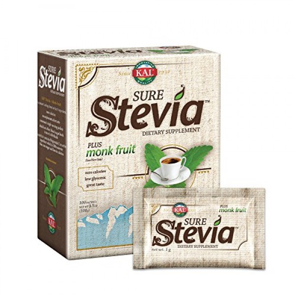 KAL Sure Stevia Extract Powder Plus Monk Fruit Luo Han | Bes...