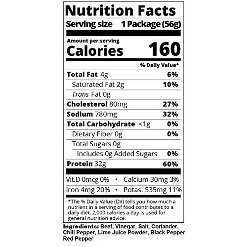 Variety Pack Kalahari Biltong, Air-Dried Thinly Sliced Beef, 2Oz