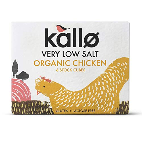 3 X Kallo Organic Low Salt Chicken 6 Stock Cubes