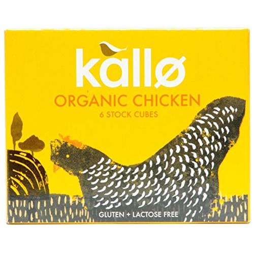 Kallo Organic Chicken Stock Cubes 66G Pack Of 2