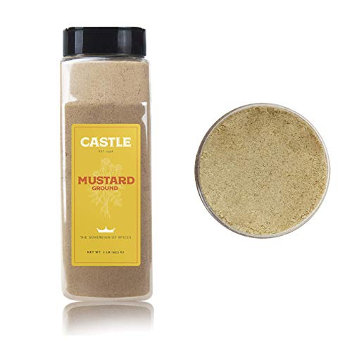 Castle Foods Mustard Ground,16 Ounce