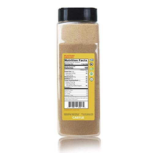 Castle Foods Mustard Ground,16 Ounce