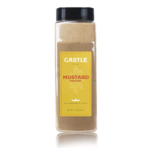Castle Foods Mustard Ground,16 Ounce