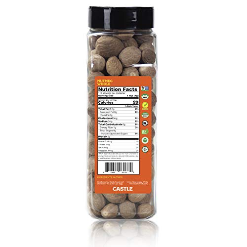 Castle Foods | Whole Nutmeg, 16 Oz Premium Restaurant Quality