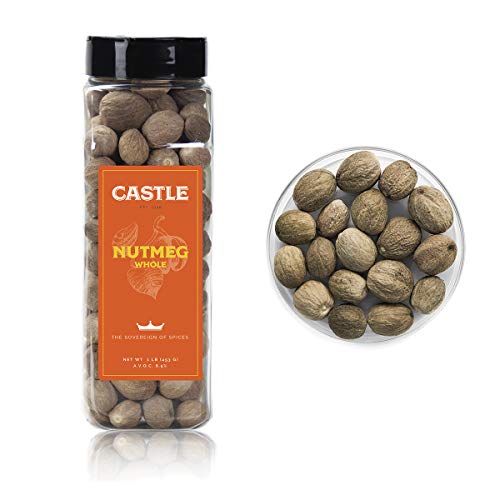 Castle Foods | Whole Nutmeg, 16 Oz Premium Restaurant Quality