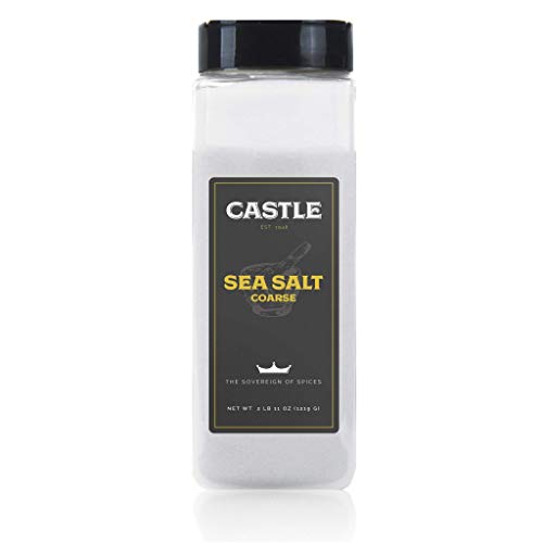 Castle Foods | Sea Salt Coarse, 43 Oz Premium Restaurant Quality