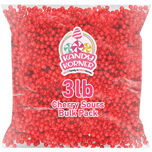 Red Cherry Sours – Chewy Candy Balls for Kids or Adults – Candy ...