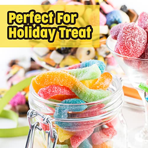 Trolli Sour Brite Crawlers – 2lb Pack Gummy Worms – Colorful Mix...