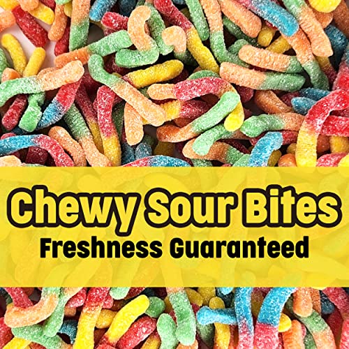 Trolli Sour Brite Crawlers – 2lb Pack Gummy Worms – Colorful Mix...