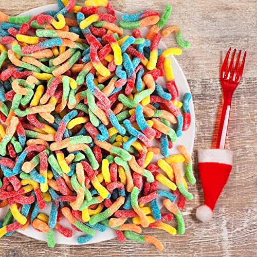 Trolli Sour Brite Crawlers – 2lb Pack Gummy Worms – Colorful Mix...