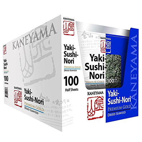 Kaneyama Yaki Sushi Nori / Dried Seaweed Vacuum-Packed/Re-Seala