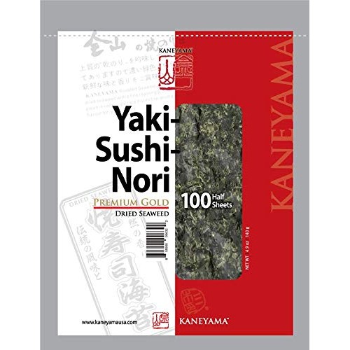 Kaneyama Yaki Sushi Nori / Dried Seaweed Vacuum-Packed/Re-Seala