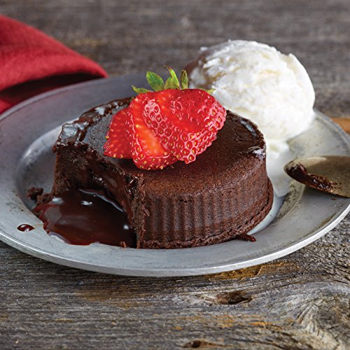 Dark Chocolate Truffle Lava Cakes With Chocolate Ganache, 4 Coun