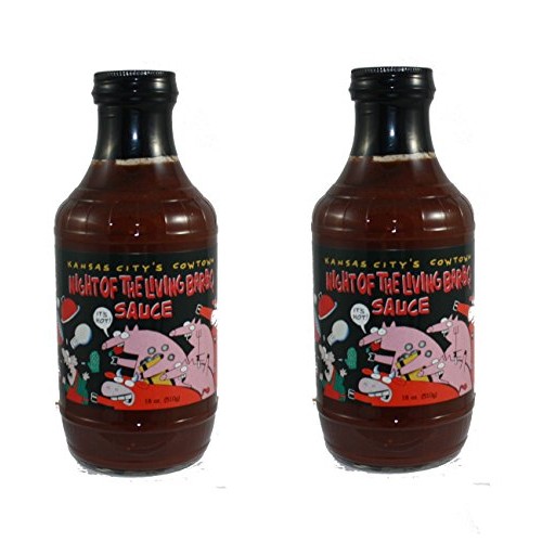 Kansas Citys Cowtown Night Of The Living Bar-B-Q Sauce - 2 Pack