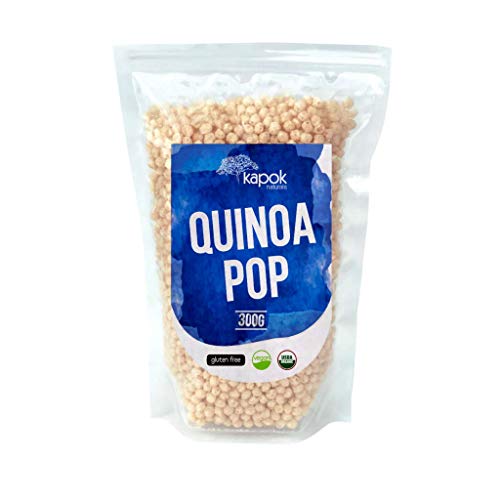New Kapok Naturals Organic Quinoa Pop, Great Healthy Snack, Sala