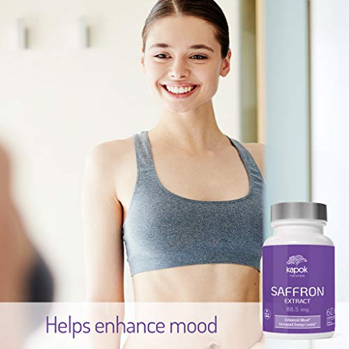 Kapok Naturals Organic Saffron Capsules Veggie Caps 60 Day Sup