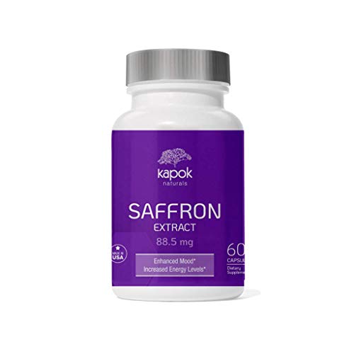 Kapok Naturals Organic Saffron Capsules Veggie Caps 60 Day Sup