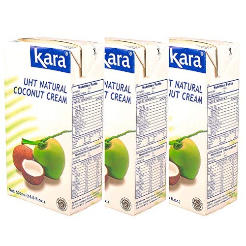 Kara, Coconut Classic Uht Natural Cream 16.9 Oz, 3 Packs Kara, Coconut Classic Uht Natural Cream 16.9 Oz, 3 Packs
