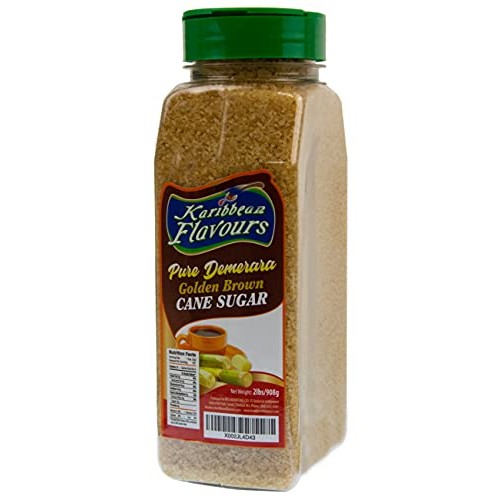 Karibbean Flavours Culinary Demerara Golden Brown Cane Sugar 2l...