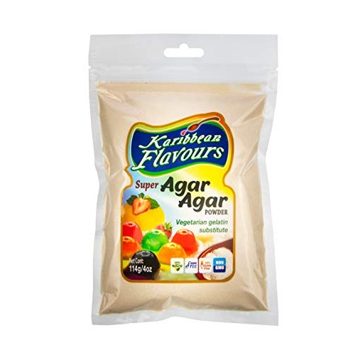 Karibbean Flavours Super Agar Agar Powder 4 Oz. - Vegetarian G