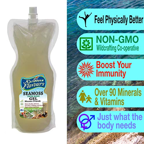 Premium Irish Moss Gel | Sea Moss Gel 27.00 Oz | Wildcrafted |