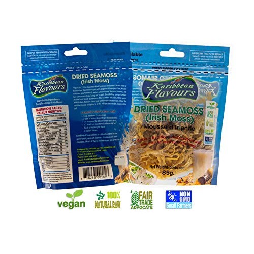 Premium Irish Moss Superfood 2-Pack 2 X 3 Oz - Wildcrafted - N