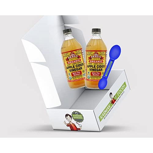 Bragg Apple Cider Vinegar Pack of 2 with Custom Karman Foods Dou...