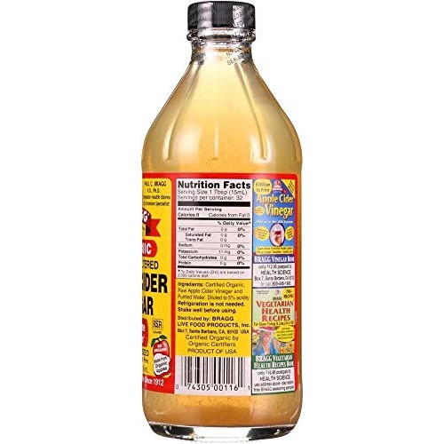 Bragg Apple Cider Vinegar Pack of 2 with Custom Karman Foods Dou...