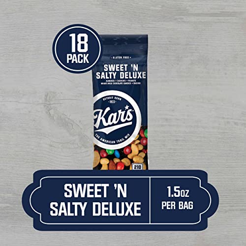 Kar’S Nuts Sweet ‘N Salty Deluxe Trail Mix, 1.5 Oz Individual Pa