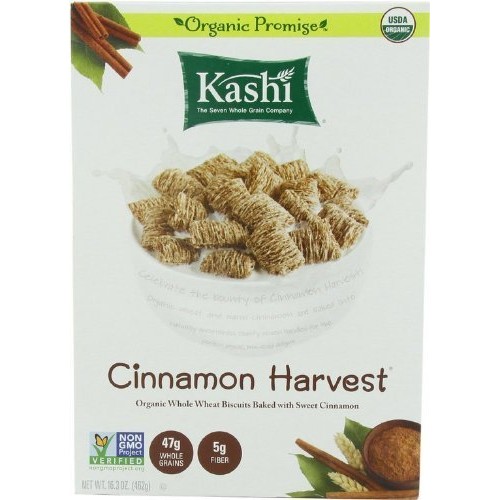 Kashi Cinnamon Harvest Cereal, Organic, Non Gmo, 16.3 Oz, Pack Of 3