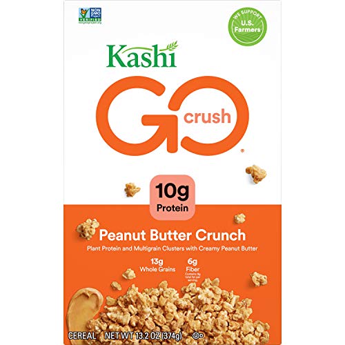 Kashi Go, Breakfast Cereal, Peanut Butter Crunch, Good Source Of