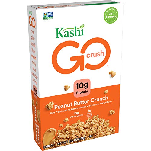 Kashi Go, Breakfast Cereal, Peanut Butter Crunch, Good Source Of