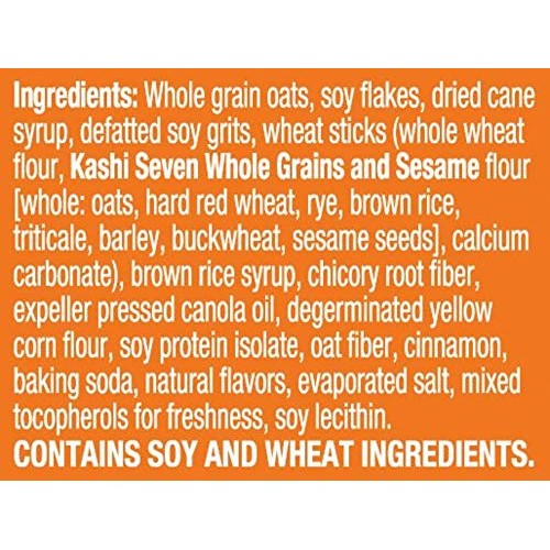 Kashi Go Cinnamon Crisp Breakfast Cereal - Non-Gmo Project Verif