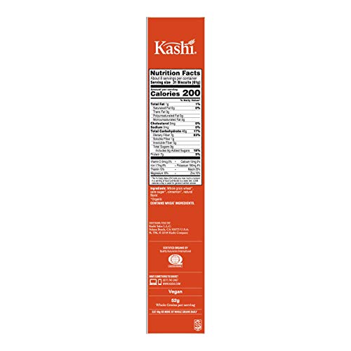 Kashi Organic Cinnamon Harvest Breakfast Cereal - Vegan, 16.3 Oz