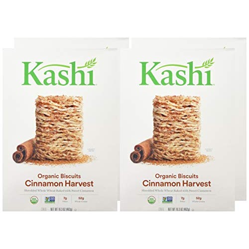 Kashi Organic Cinnamon Harvest Breakfast Cereal - Vegan, 16.3 Oz