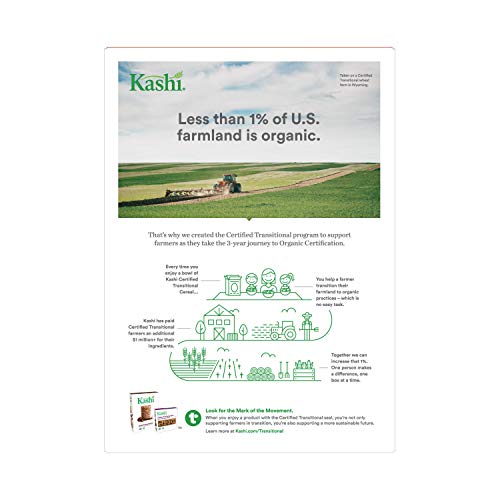 Kashi Organic Cinnamon Harvest Breakfast Cereal - Vegan, 16.3 Oz