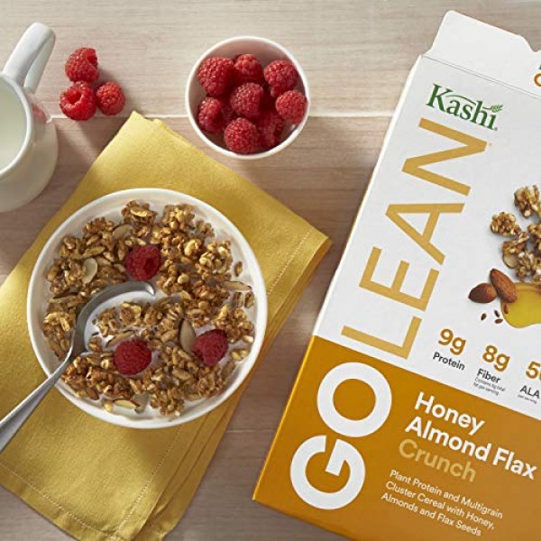 Kashi Go Honey Almond Flax Crunch Breakfast Cereal - Non-Gmo Pro