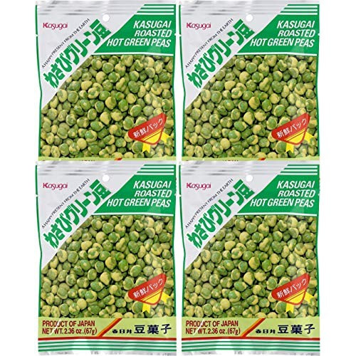 Kasugai Wasabi Green Peas 2.36Oz 4 Pack