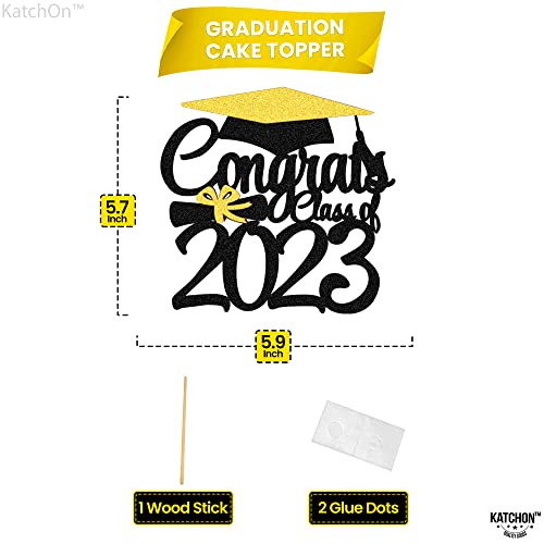 KatchOn, Glitter Graduation Cake Topper 2023 - Graduation Cupcak...