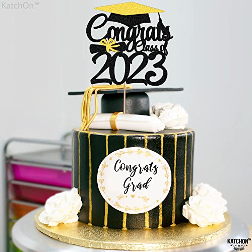 KatchOn, Glitter Graduation Cake Topper 2023 - Graduation Cupcak...
