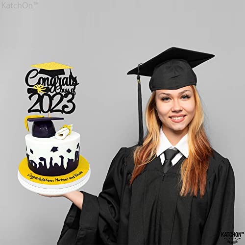 KatchOn, Glitter Graduation Cake Topper 2023 - Graduation Cupcak...