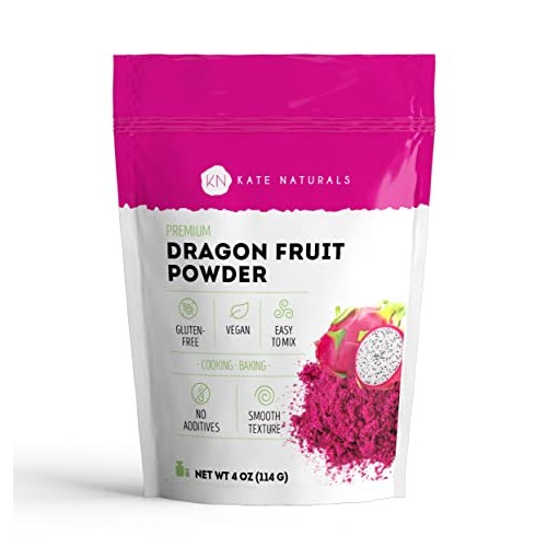 Dragon Fruit Powder For Baking &Amp; Drink 4Oz - Kate Naturals. Ve