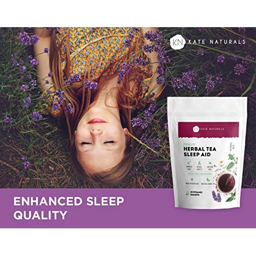 Natural &Amp; Relaxing Herbal Tea Sleep Aid - Kate Naturals. Special