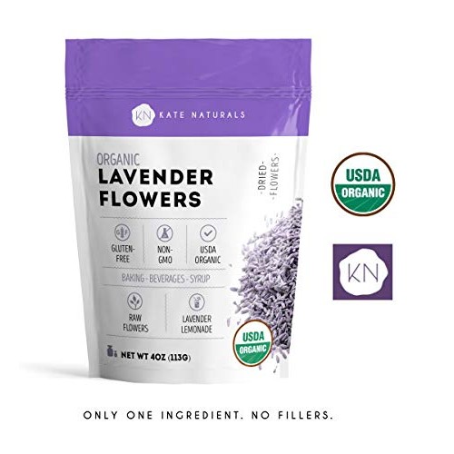 Organic Lavender Flowers - Kate Naturals. Premium Grade. Dried.