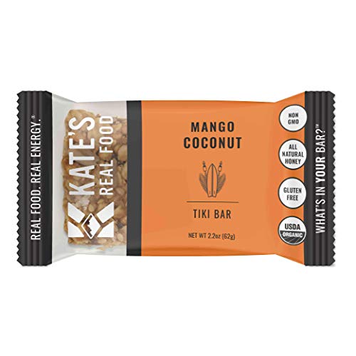 Kate’S Real Food Organic Energy Bars, Non-Gmo, All-Natural Ingre