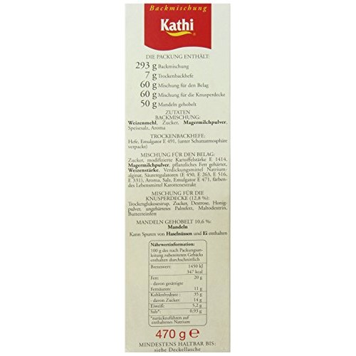 Kathi German Bee Sting Cake Mix, 17.8 Ounce