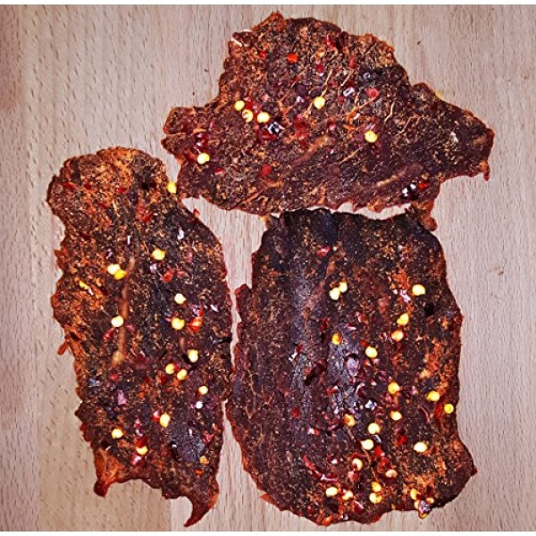 Seriously Spicy Beef Jerky-Gluten Free - No Preservatives, Nitri