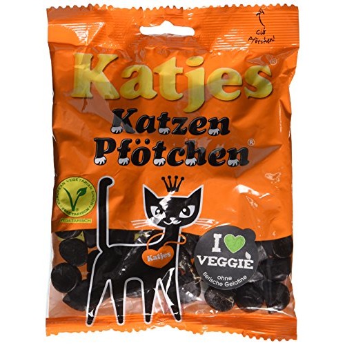 Katzen Pfotchen Liquorice Katjes 200G