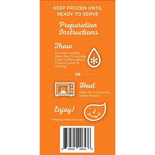 Katz Gluten Free Chocolate Chip Muffin Snacks | Dairy Free, Nut